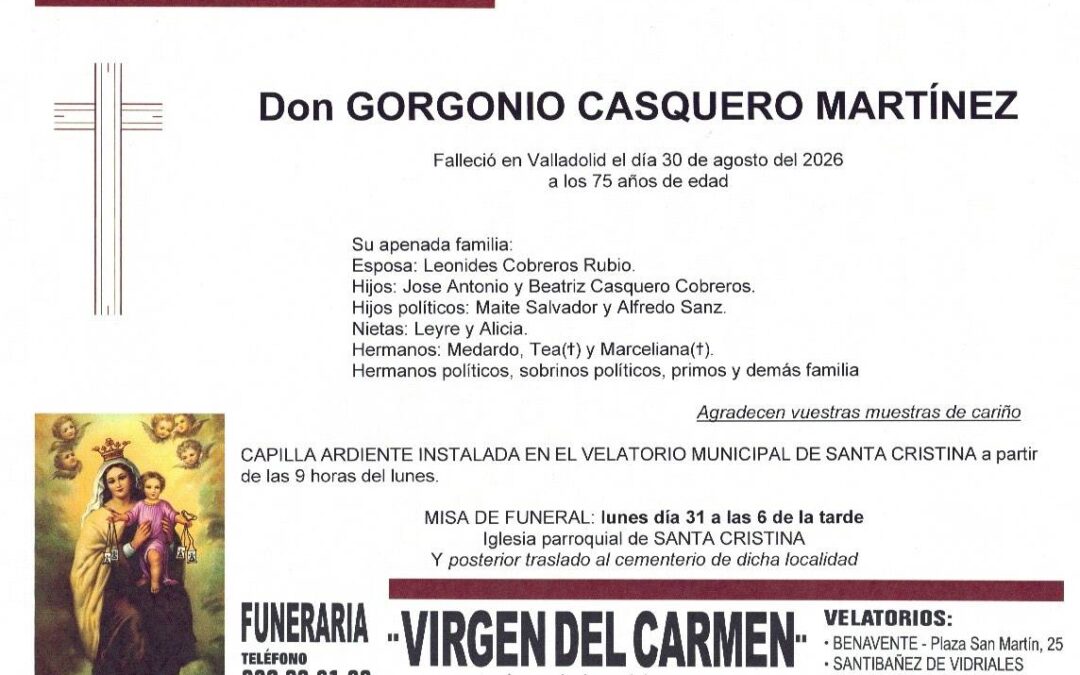 Gorgonio Casquero Martinez