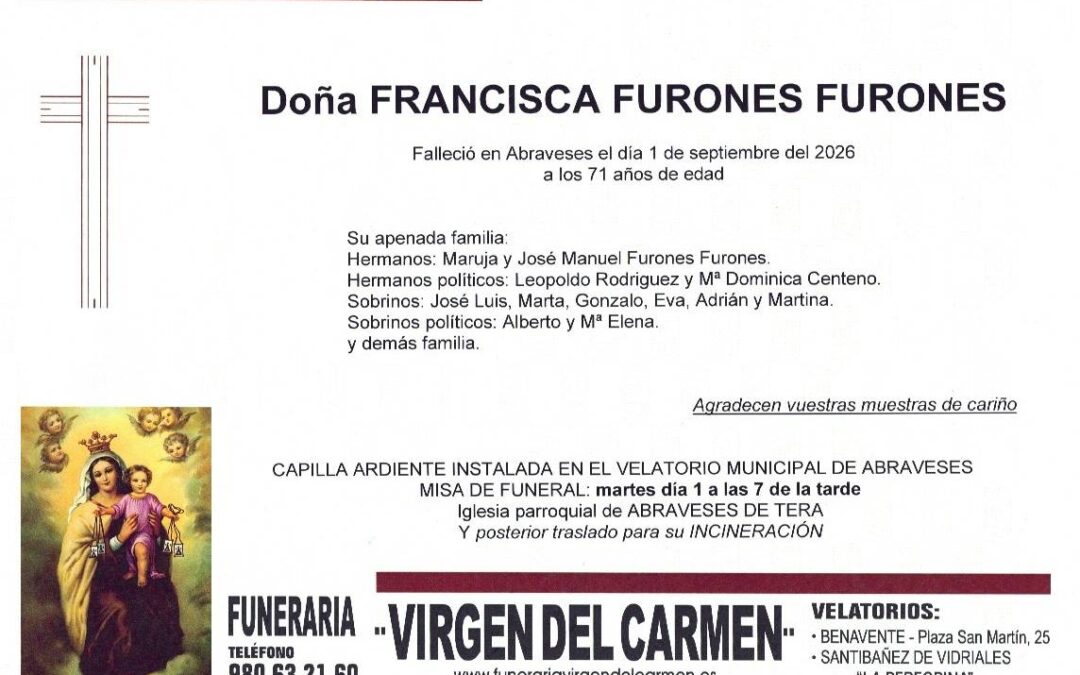 Francisca Furones Furones
