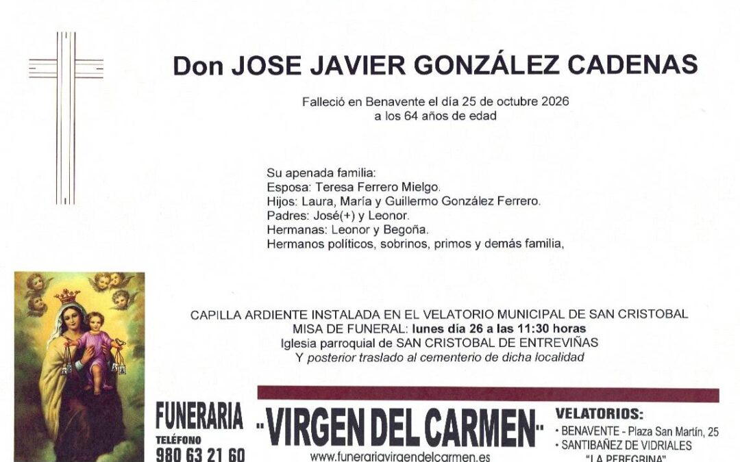 José Javier González Cadenas